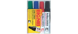 47455 - 47455
(ASSORTED) EK-5100A
Artline Big Nib 4PK
Whiteboard Markers