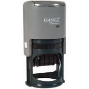 P36<br>ClassiX Self-Inking<br>Round Date Stamp<br>1-1/2" Diameter