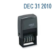 40160<br>Plastic Self-Inking<br>Line Date Stamp