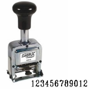 40248<br>Self-Inking<br>Automatic Number Stamp<br>Size: 1 / 12-Band