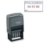 40320<br>Plastic Self-Inking<br>Message Date Stamp<br>"FAXED"