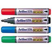 EK-170<br>Artline Dry Safe<br>Permanent Markers<br>2.0mm Bullet Tip