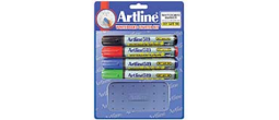 47422 - 47422
(ASSORTED) EK-519
Artline Dry Safe
Whiteboard Markers
4PK with Eraser