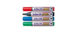EK-190 - EK-190
Artline Dry Safe
Permanent Markers
2.0-5.0mm Chisel Tip